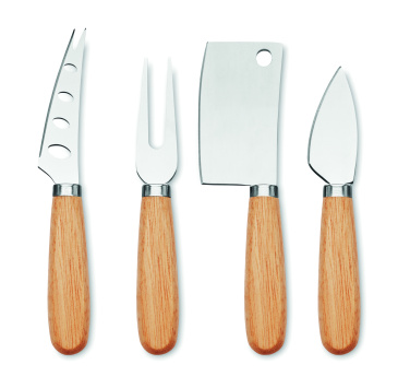 Logotrade advertising product image of: Set of 4 cheese knives