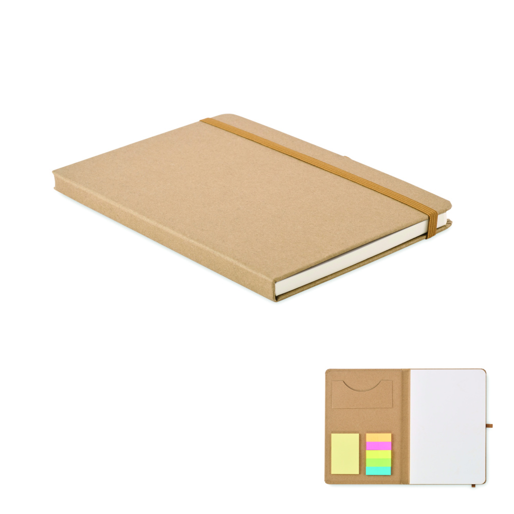 Logo trade promotional items picture of: A5 notebook recycled paper set