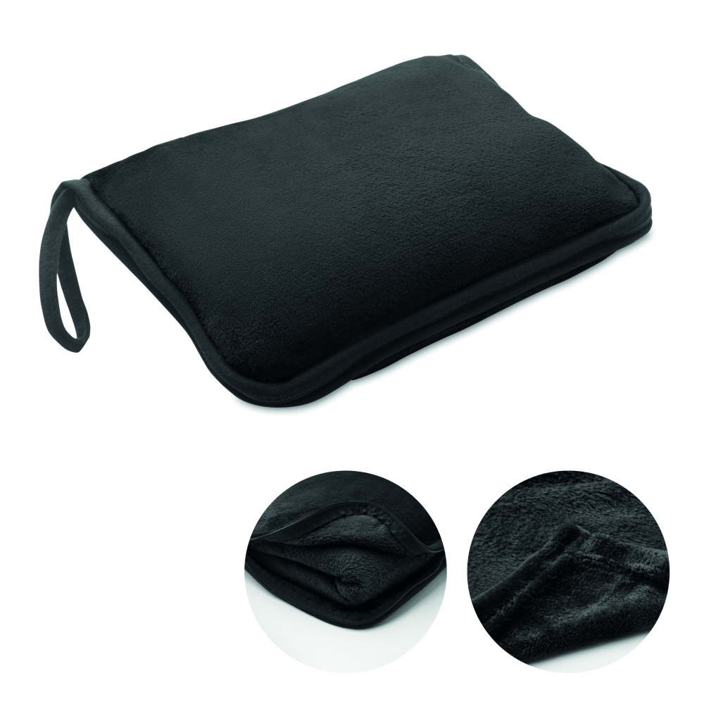 Logotrade promotional merchandise photo of: 2 in 1 travel blanket set