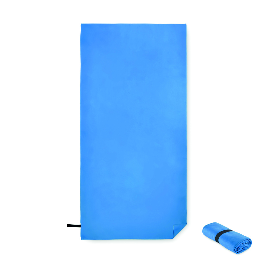 Logo trade promotional gift photo of: Double sided microfibre towel