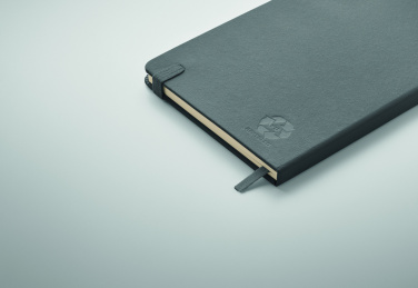 Logotrade promotional product picture of: Recycled Leather A5 notebook