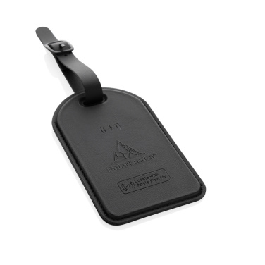 Logotrade promotional item image of: Globetrack RCSrPolyester luggage tag with worldwide locating