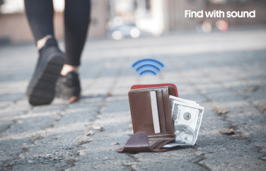 Logo trade promotional gift photo of: Findit RCS rplastic ultra-thin finder card rechargeable