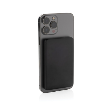 Logo trade promotional products image of: Orion RCS recycled aluminum 5000 mah 5W magnetic powerbank