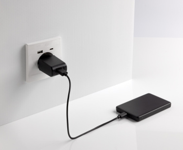 Logo trade promotional product photo of: Orion RCS recycled aluminum 5000 mah 5W magnetic powerbank