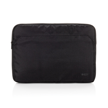 Logo trade promotional item photo of: Swiss Peak Aware™ RPET Essential 15.6 inch laptop sleeve
