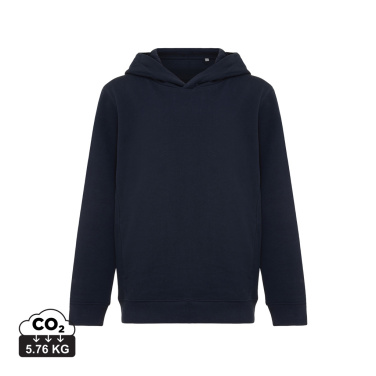 Logotrade promotional item picture of: Iqoniq Yengo kids recycled cotton hoodie with sidepockets