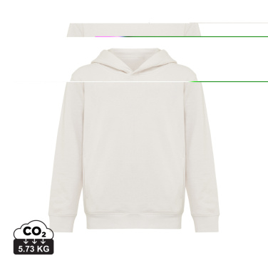 Logotrade advertising products photo of: Iqoniq Yengo kids recycled cotton hoodie with sidepockets