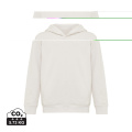 Iqoniq Yengo kids recycled cotton hoodie with sidepockets, ivory white