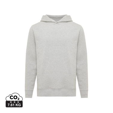 Logo trade promotional gifts image of: Iqoniq Yengo recycled cotton hoodie with sidepockets