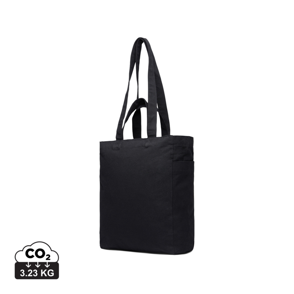 Logo trade promotional giveaways picture of: VINGA Hilo AWARE™ recycled canvas zip tote