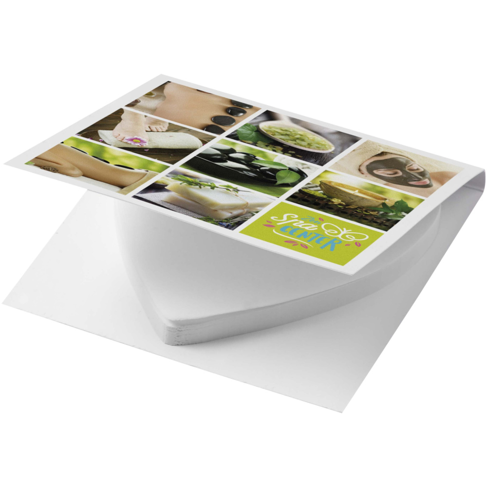 Logotrade business gift image of: Sticky-Mate® soft cover heart-shaped sticky notes