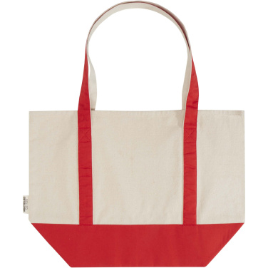 Logotrade advertising product image of: Sam 320 g/m² GRS recycled cotton tote bag