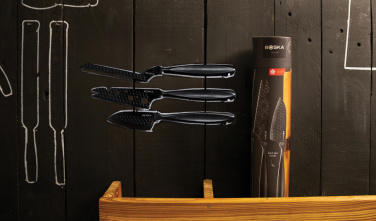 Logo trade corporate gift photo of: BOSKA Cheese Knife Set Monaco+ Black