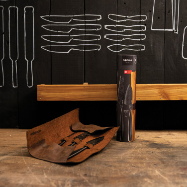 Logo trade promotional giveaways picture of: BOSKA Cheese Knife Set Monaco+ Black