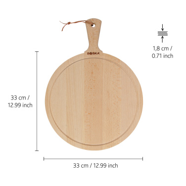 Logo trade business gifts image of: BOSKA Serving Board Round Amigo L