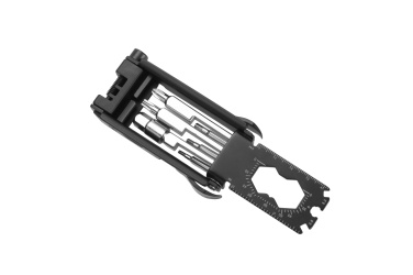 Logo trade business gifts image of: Set of bike tools MERAPI Schwarzwolf