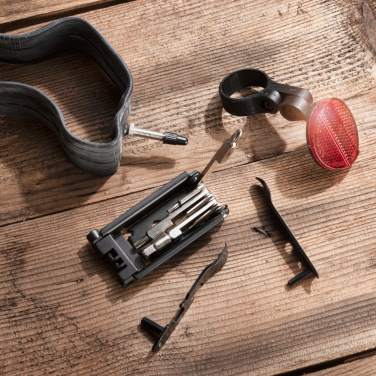 Logo trade promotional products image of: Set of bike tools MERAPI Schwarzwolf