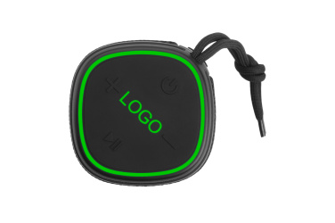 Logo trade promotional products picture of: Bluetooth speaker HERMON Schwarzwolf