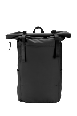 Logo trade promotional merchandise photo of: Rolltop backpack PEKTUSAN Schwarzwolf