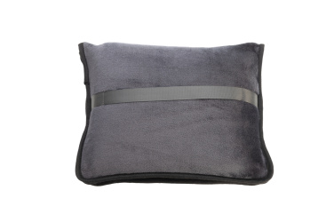 Logo trade advertising product photo of: Blanket and pillow 2 in 1 AMIATA Schwarzwolf