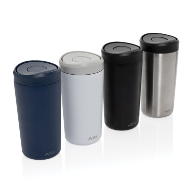 Logo trade promotional giveaways picture of: Avira Alix RCS re-steel click tumbler 400ML