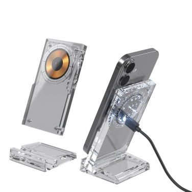 Logo trade promotional items image of: Magcharge 15W magnetic wireless charging stand