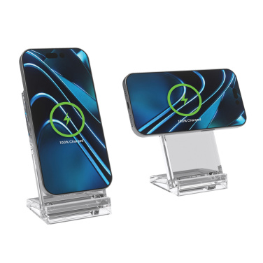 Logo trade corporate gift photo of: Magcharge 15W magnetic wireless charging stand