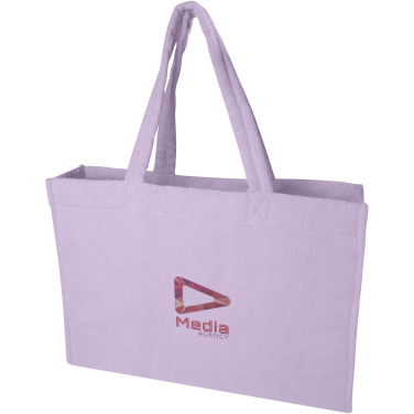 Logotrade promotional merchandise image of: Siam GRS recycled terry beach tote bag 13L