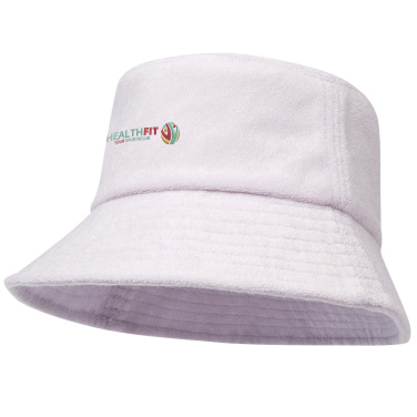 Logo trade corporate gifts picture of: Melo GRS recycled terry sun hat