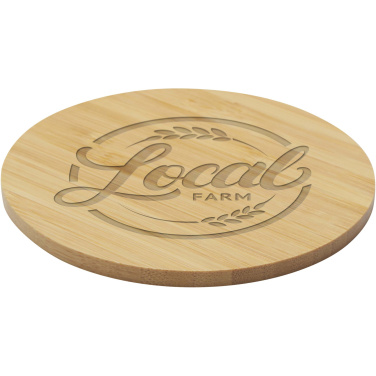 Logo trade promotional merchandise image of: Cha bamboo coaster