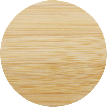 Logo trade advertising product photo of: Lenora 250 ml glass cup with bamboo lid