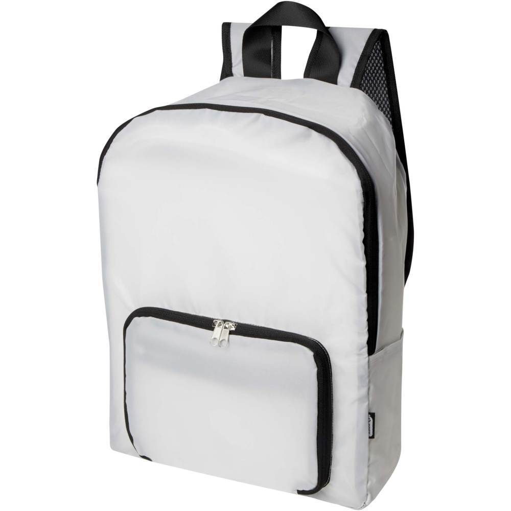 Logo trade promotional items picture of: EcoFold RPET foldable backpack 15L