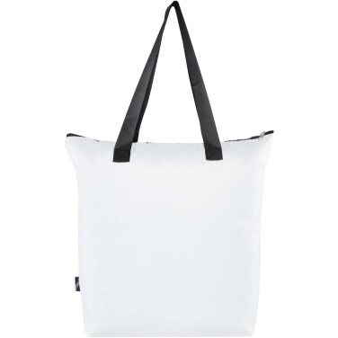Logo trade corporate gift photo of: EcoFold RPET foldable tote cooler bag 15L