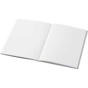 Logotrade promotional product picture of: Novella Austen A6 recycled soft cover kraft notebook - 50 sheets