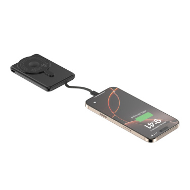Logotrade promotional item image of: Urban Vitamin Redwood 5in1 5000mah 20W PD magnetic powerbank