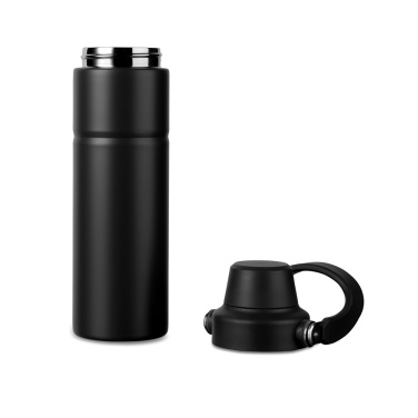 Logo trade promotional items image of: Baltimore trek RCS recycled SS bottle 600 ML