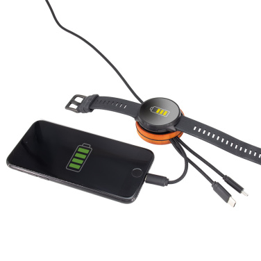 Logo trade promotional product photo of: Big cable 4in1 with illuminated logo - i5w