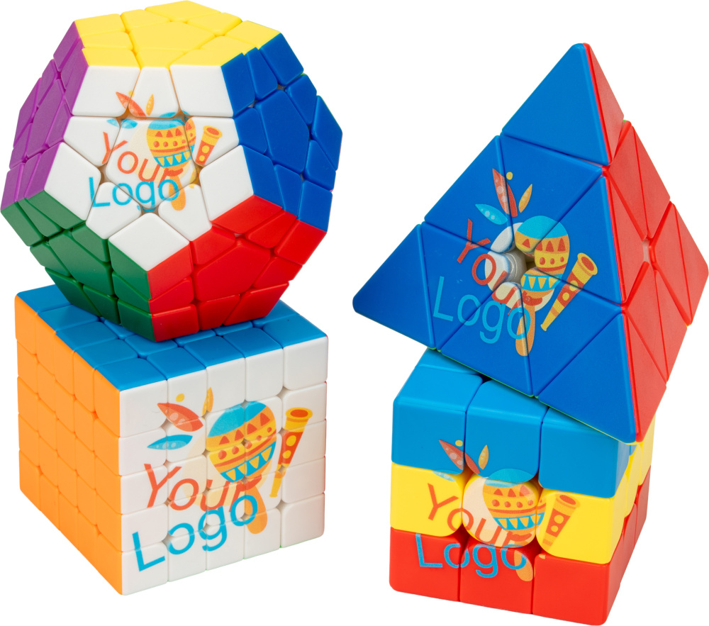 Logo trade promotional gifts image of: Cube - logic puzzle