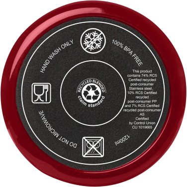 Logo trade promotional product photo of: Melbourne 1200 ml RCS certified insulated tumbler with straw