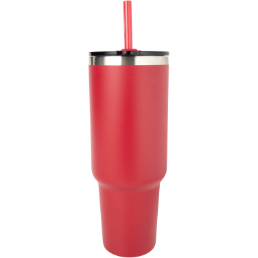 Logo trade promotional giveaway photo of: Sydney 1200 ml copper vacuum insulated tumbler with straw