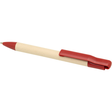 Logotrade advertising product image of: Liliana sugarcane paper ballpoint pen (blue ink)