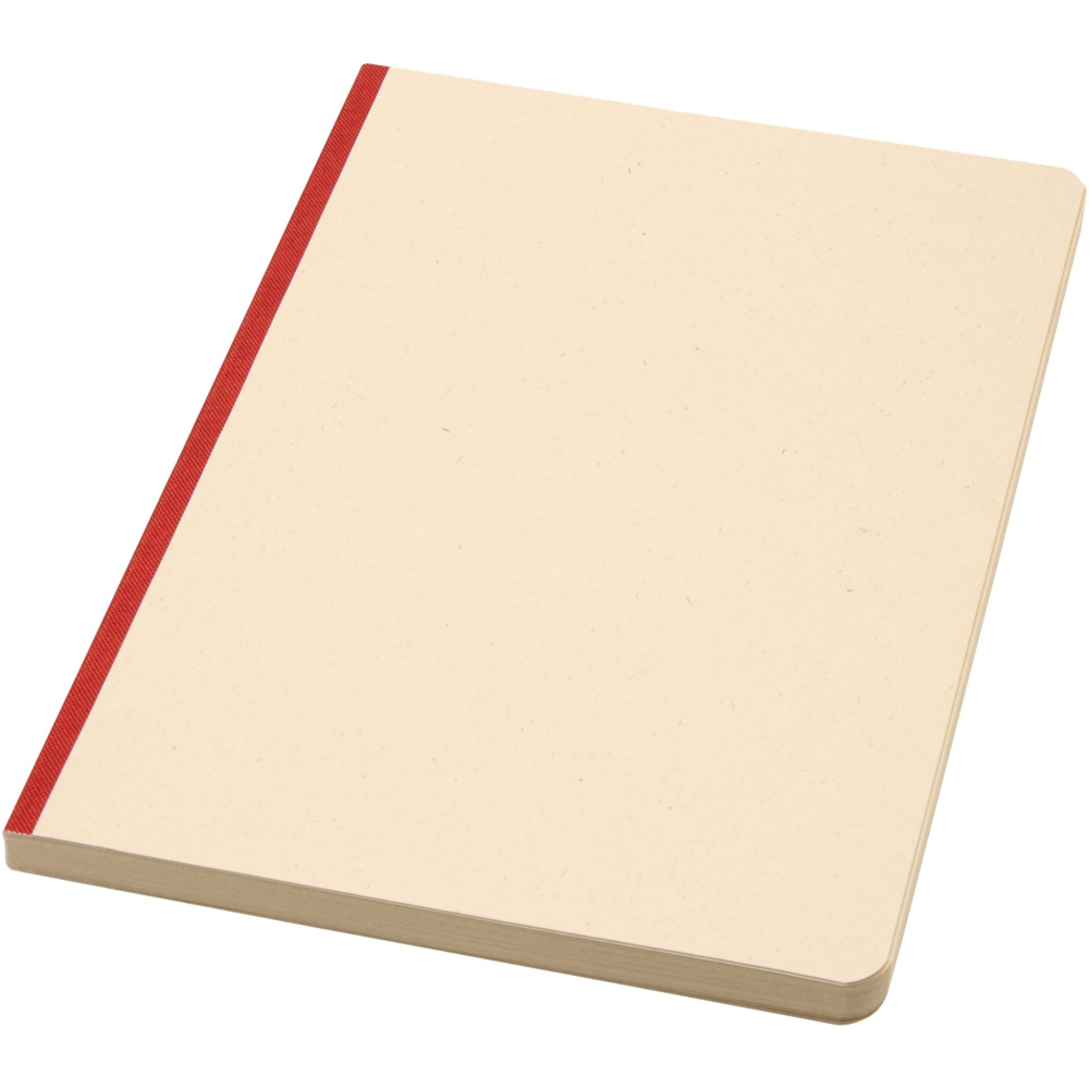 Logo trade promotional items image of: Liliana A5 sugarcane and RPET soft cover notebook