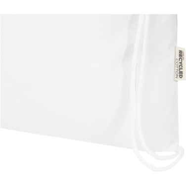 Logo trade corporate gifts picture of: Oregon Blend 140 g/m² GRS recycled drawstring bag 5L