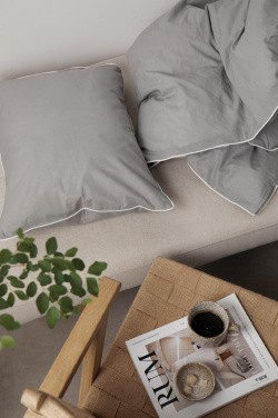 Logo trade promotional giveaways image of: VINGA Marston OCS organic cotton bed linen, 4 pcs set