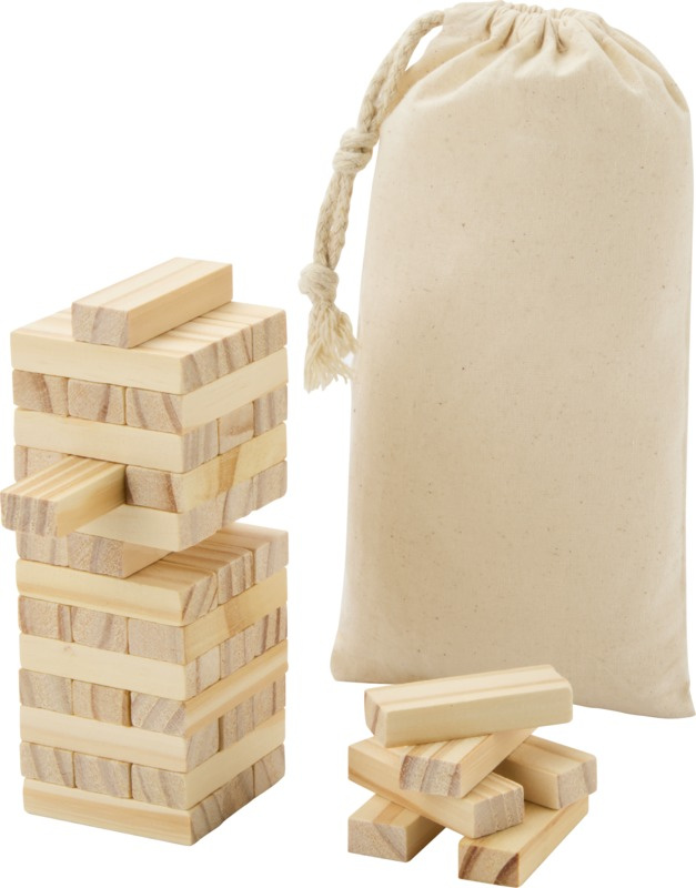 Logotrade promotional giveaways photo of: Jumble wooden toppling tower game