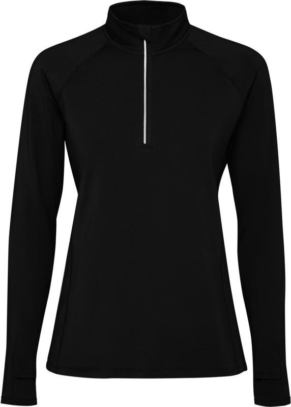 Logotrade business gifts photo of: Estambul long sleeve women's half zip sweatshirt