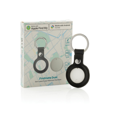 Logotrade business gift image of: Findmate Dual RCS recycled plastic item finder IPX 5