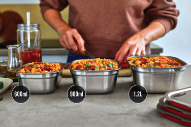 Logotrade promotional product picture of: Black+Blum Mealprep Box 3pcs Set Small, Medium, Large