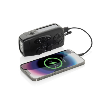 Logotrade promotional gift picture of: RescueWave RCS recycled plastic emergency radio